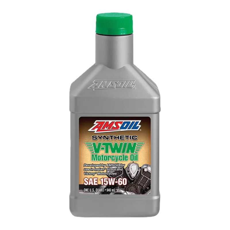 AMSOIL 15W-60 100 % syntetisk V-Twin motorsykkelolje