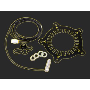 Hjulhastighetssensorsett for sykler uten ABS.